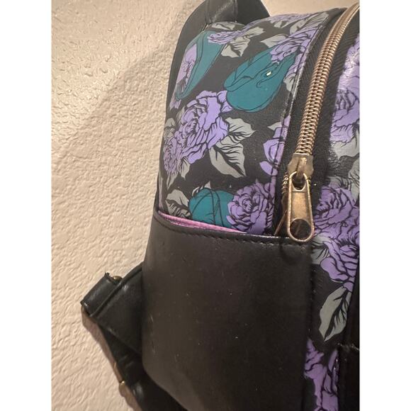 Loungefly Disney The Little Mermaid Ursula Floral Backpack Poor Unfortunate Soul - Picture 5 of 14